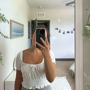 You can never go wrong with a white shirt!:)